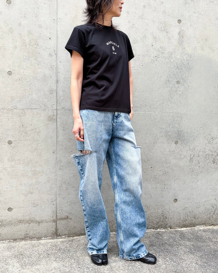 MM⑥  Maison Margiela / Signature jersey t-shirt / BLACK / S62GD0216M20048