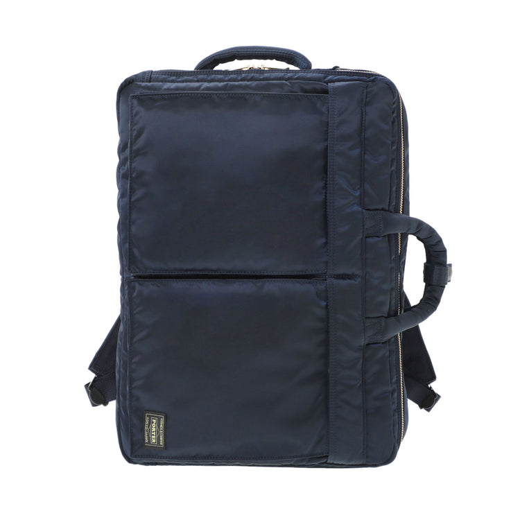 PORTER / TANKER  3WAY DOCUMENT BAG W zip / 622-26107 / アイアンブルー