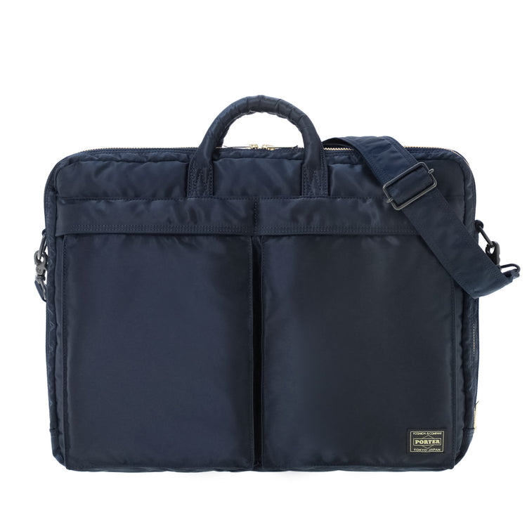 PORTER / TANKER  2WAY DOCUMENT BAG W zip / 622-15151 / アイアンブルー