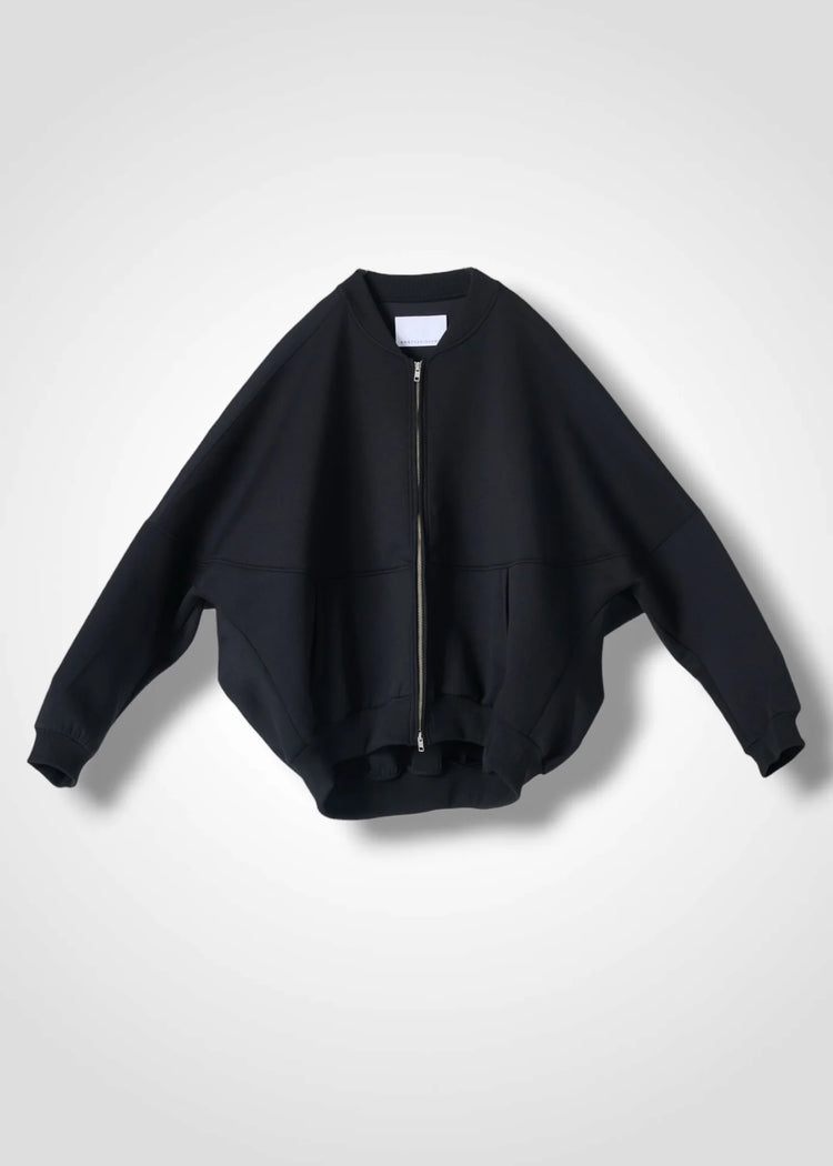 COGTHEBIGSMOKE / OLLIE ZIP UP BZ / BLACK