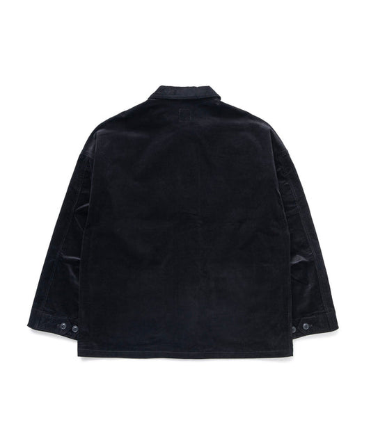 BEDWIN & THE HEARTBREAKERS / L/S CORDUROY COMBAT JACKET "CLIFF"・BLACK・24SB5616