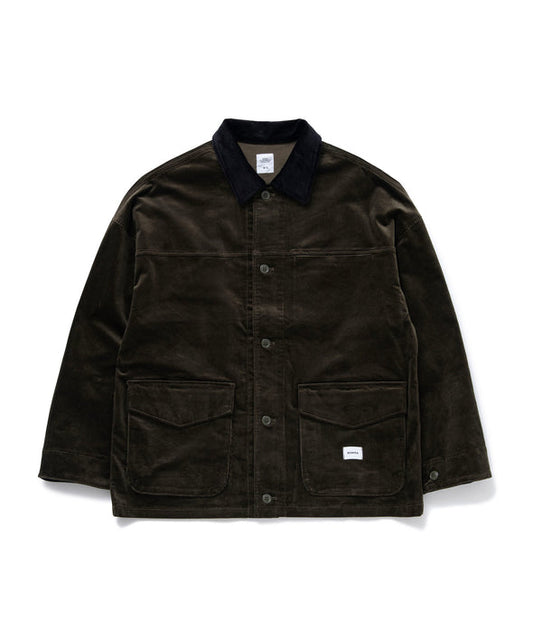 BEDWIN & THE HEARTBREAKERS / L/S CORDUROY COMBAT JACKET "CLIFF"・OLIVE・24SB5616