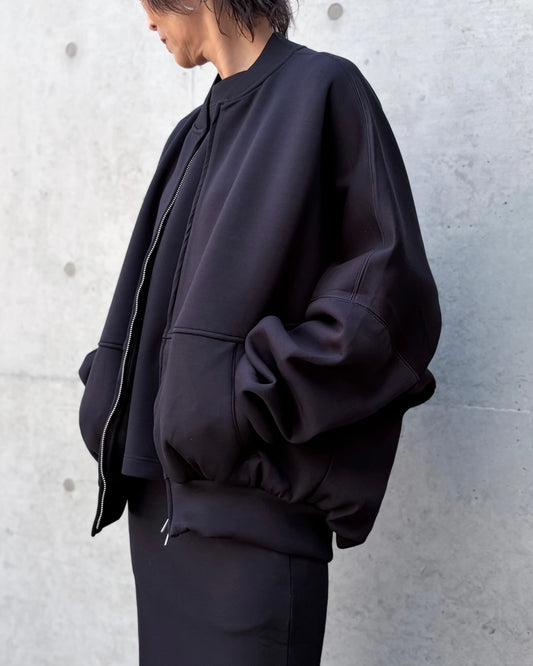 COGTHEBIGSMOKE / OLLIE ZIP UP BZ / BLACK