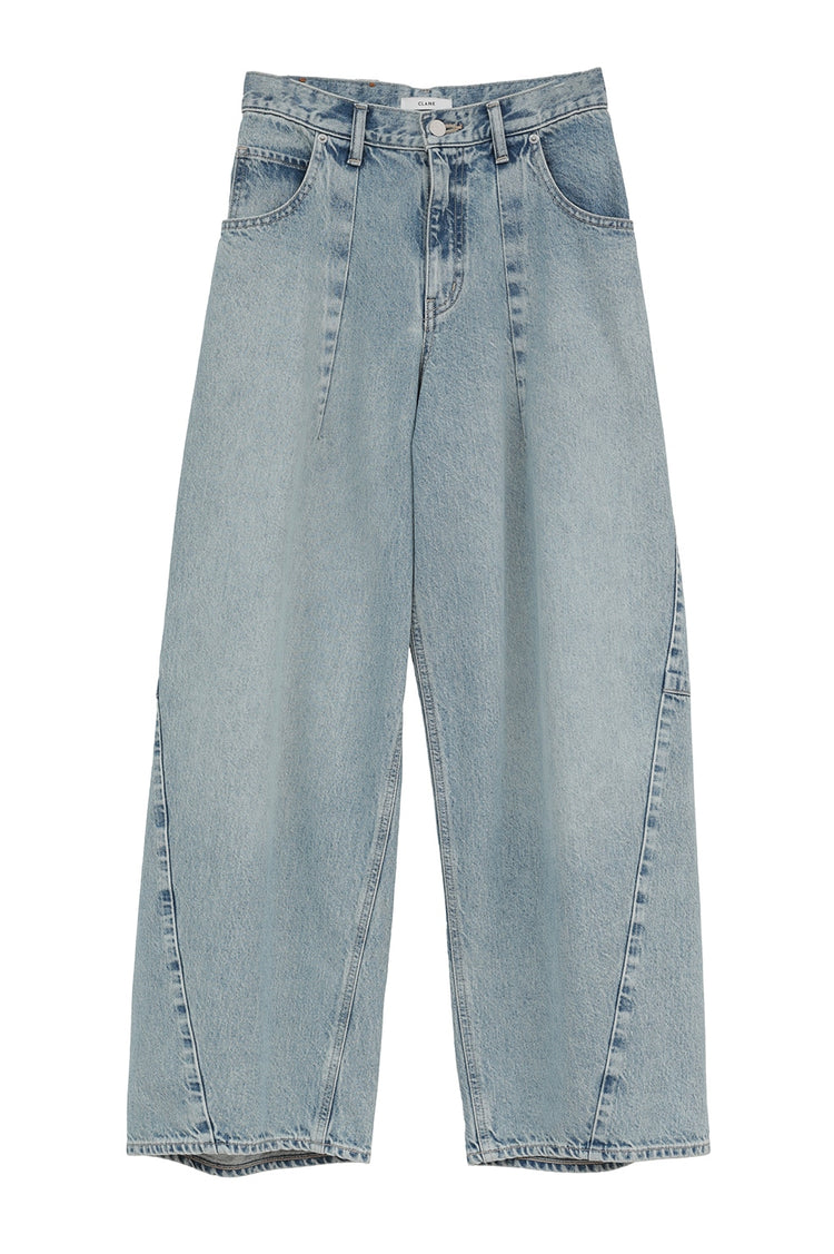 CLANE / COCOON BULKY DENIM PANTS / BLUE / 10111-7043