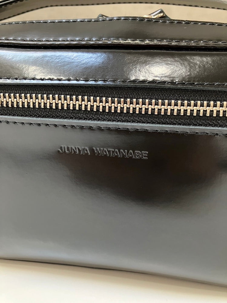 JUNYA WATANABE / ステアガラス×ヘアハイド ショルダー付き2wayバッグ / BLACK / JP-K205-051