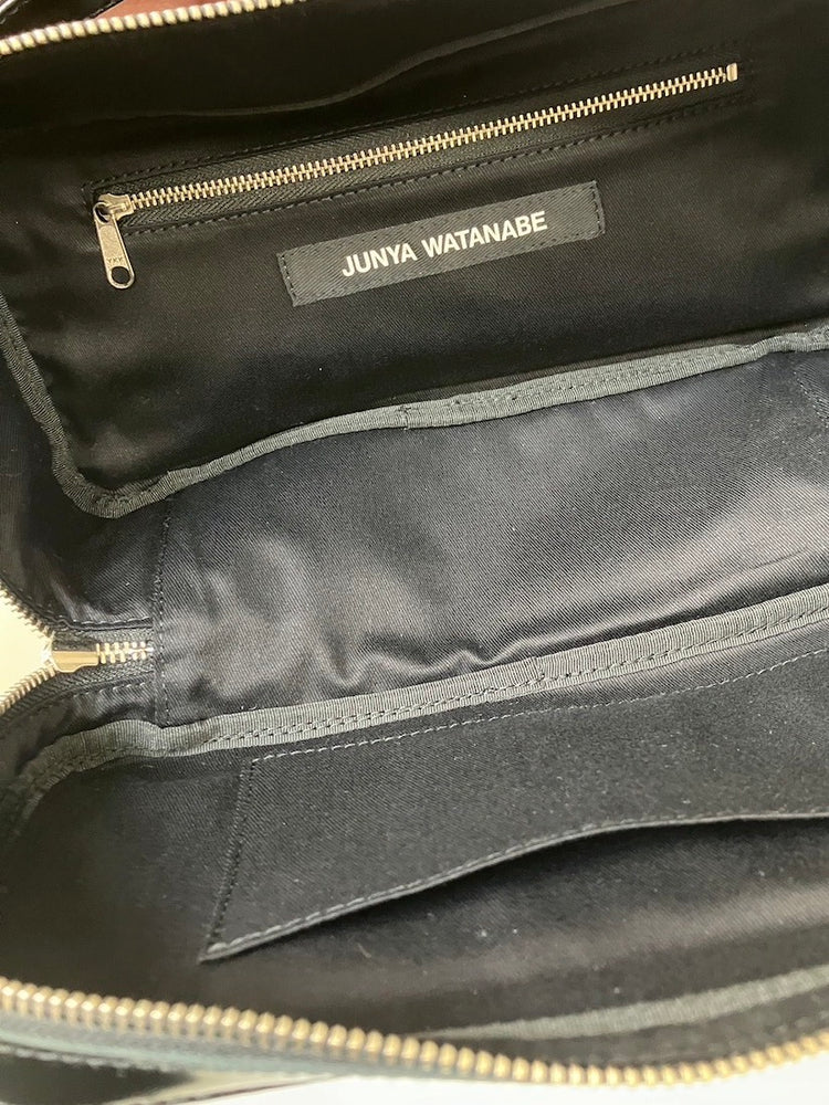 JUNYA WATANABE / ステアガラス×ヘアハイド ショルダー付き2wayバッグ / BLACK / JP-K205-051
