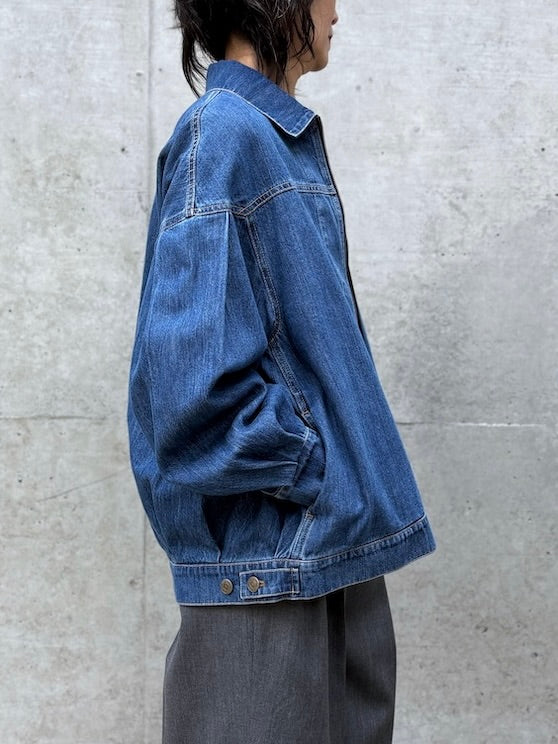 VACHEMENT / Soft Denim Zip BZ / Blue / VM-05-302