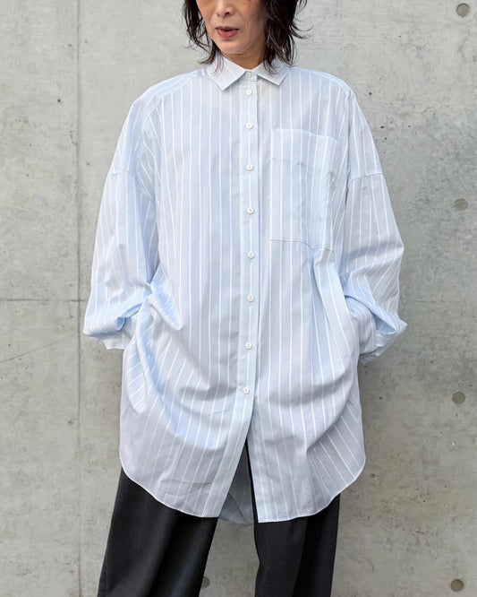 ENFÖLD / SLIT SHIRT / L.Mint / 300JS230-0171