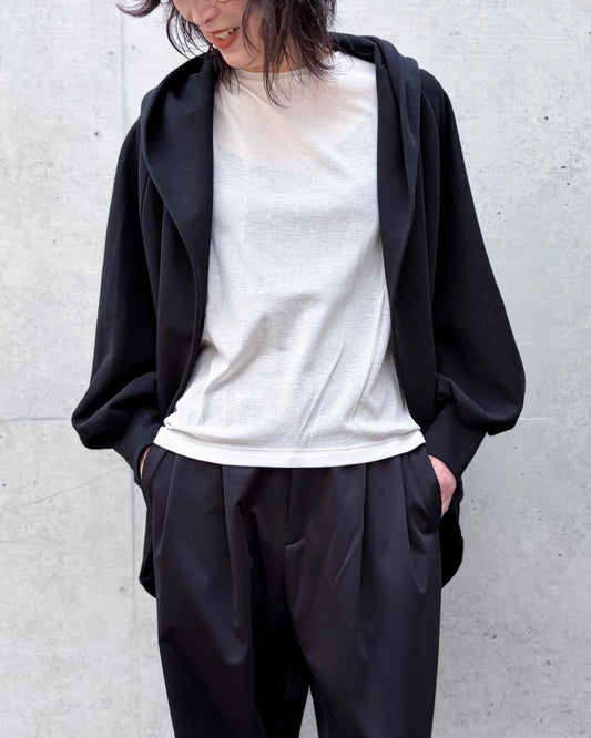 COGTHEBIGSMOKE / NICOLETTE BORERO HOODY / BLACK