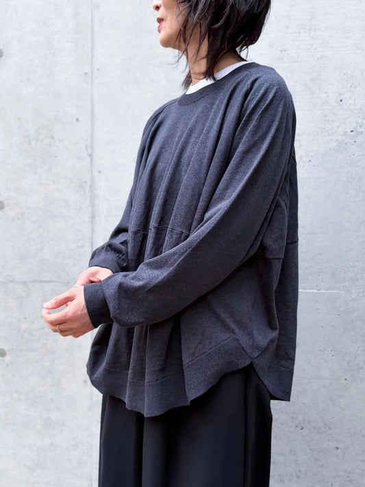 ENFÖLD / FULL-MOON PULLOVER / C.GRY / 300JS270-0291