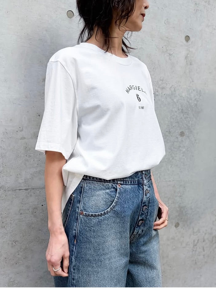 MM⑥  Maison Margiela / ロゴプリントTシャツ / WHITE / SH2GC0038M20048