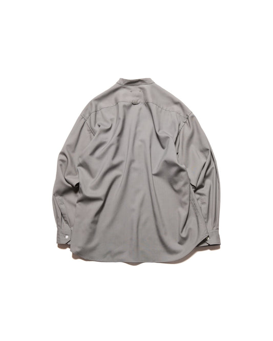 SOPHNET. / WASHBLE WOOL BAND COLLAR SHIRT / GRAIGE / SPNT-262020