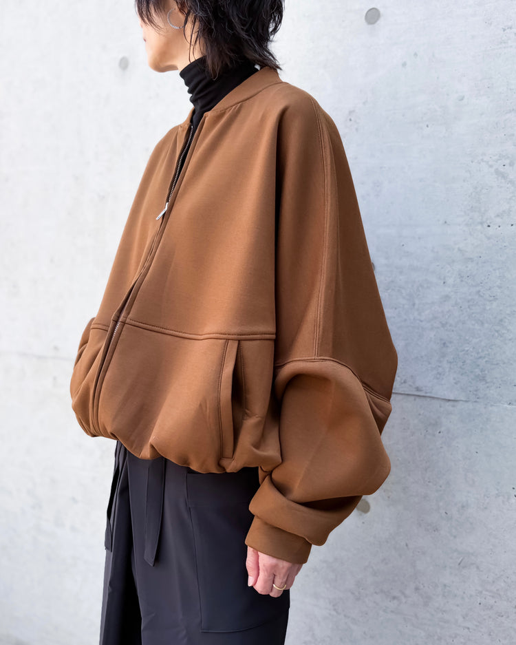 COGTHEBIGSMOKE / OLLIE ZIP UP BLOUSON / CARAMEL