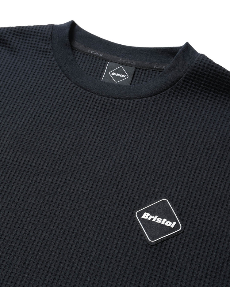 F.C.Real Bristol / TECH WAFFLE LOUNGE L/S TOP / BLACK / FCRB-262081