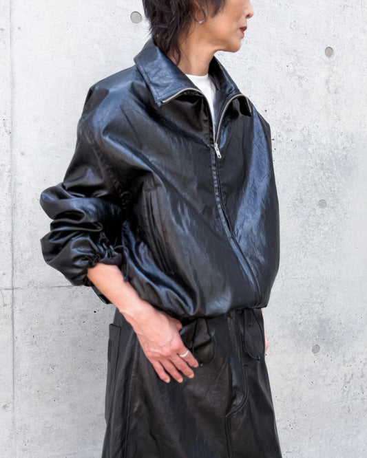 COGTHEBIGSMOKE / ODYSSEY ZIP UP BLOUSON / BLACK