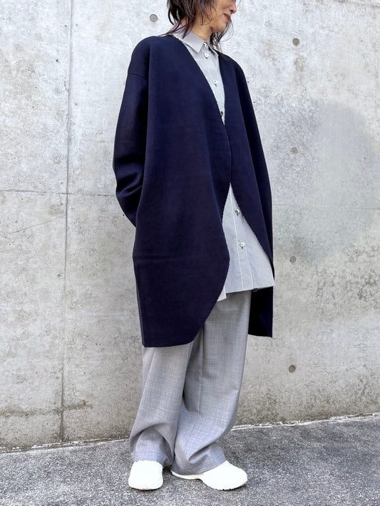 GALERIE VIE / ミラノリブモーニングコート / NAVY / 230861081030