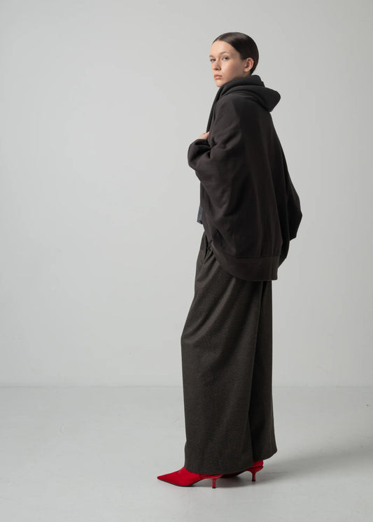 COGTHEBIGSMOKE / NICOLETTE BORERO HOODY / DK CHOCOLATE