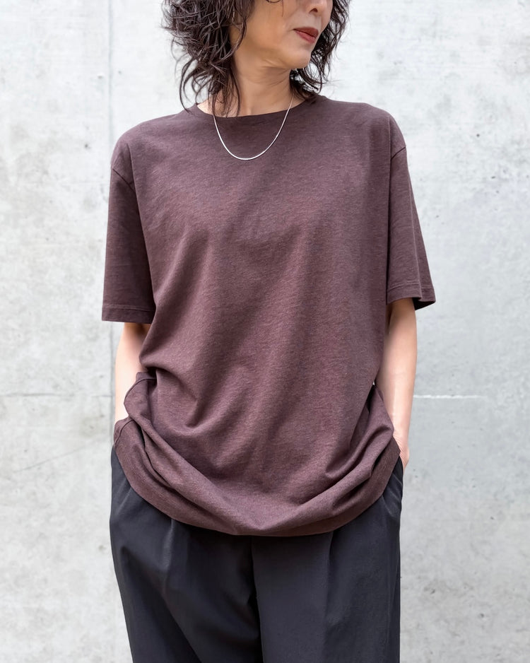 THE SHINZONE / takes. Men's Tee / BROWN / 21ATACU02