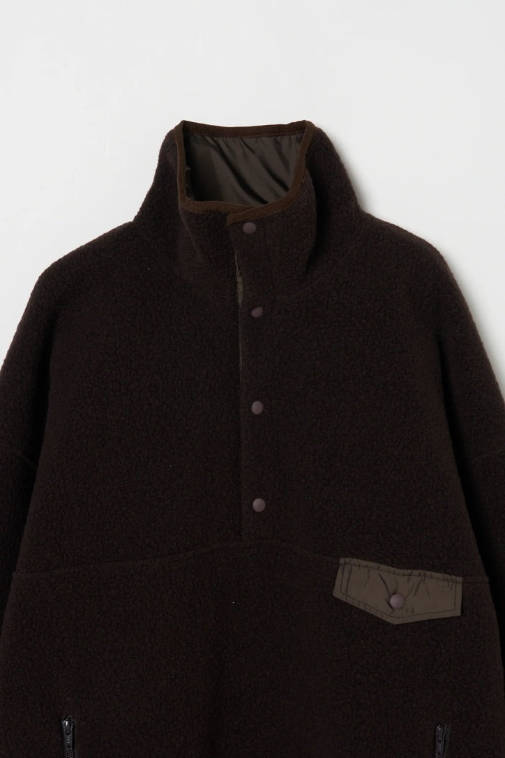 INSCRIRE / Fleece Blouson / DK.BROWNxBROWN / IC262DAI26AWBC2