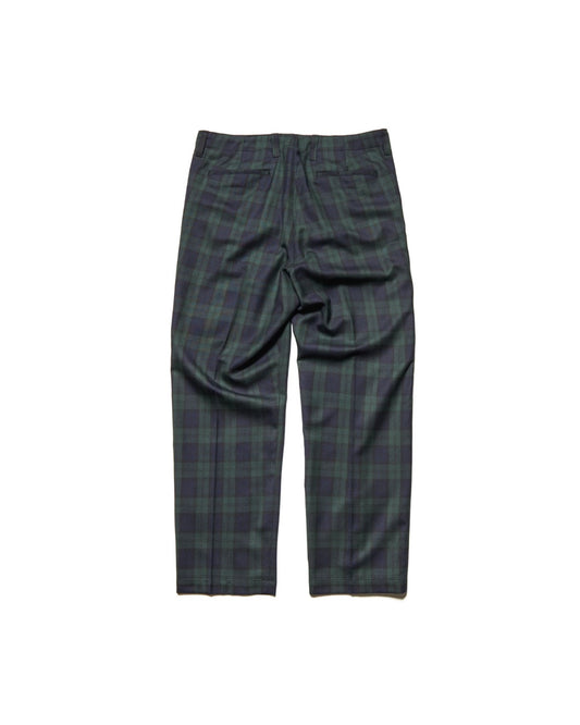 uniform experiment / STRETCH WOOL SIDE POCKET TAPERED PANTS / GREEN / UE-252039