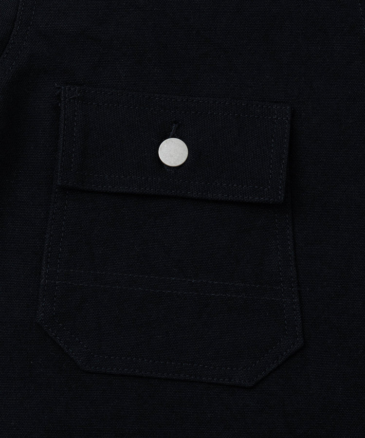 BEDWIN & THE HEARTBREAKERS / CANVAS COVERALL "NICK" / BLACK・26SB5654