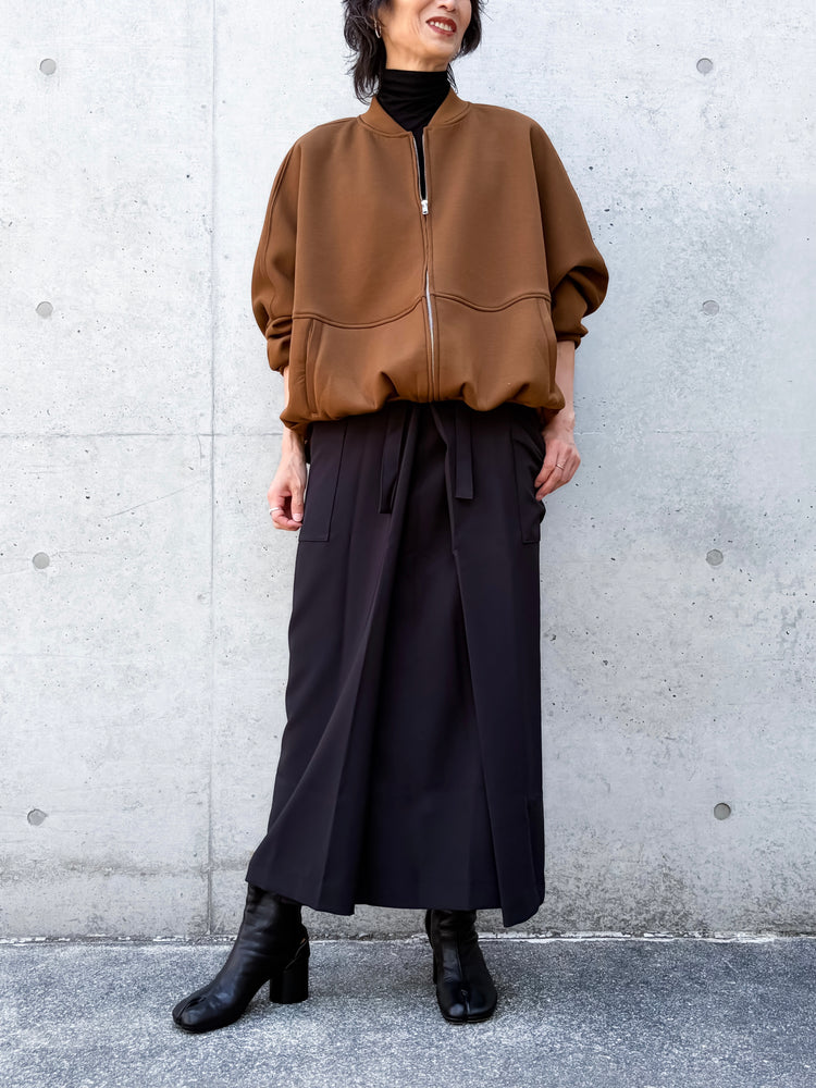 COGTHEBIGSMOKE / OLLIE ZIP UP BLOUSON / CARAMEL