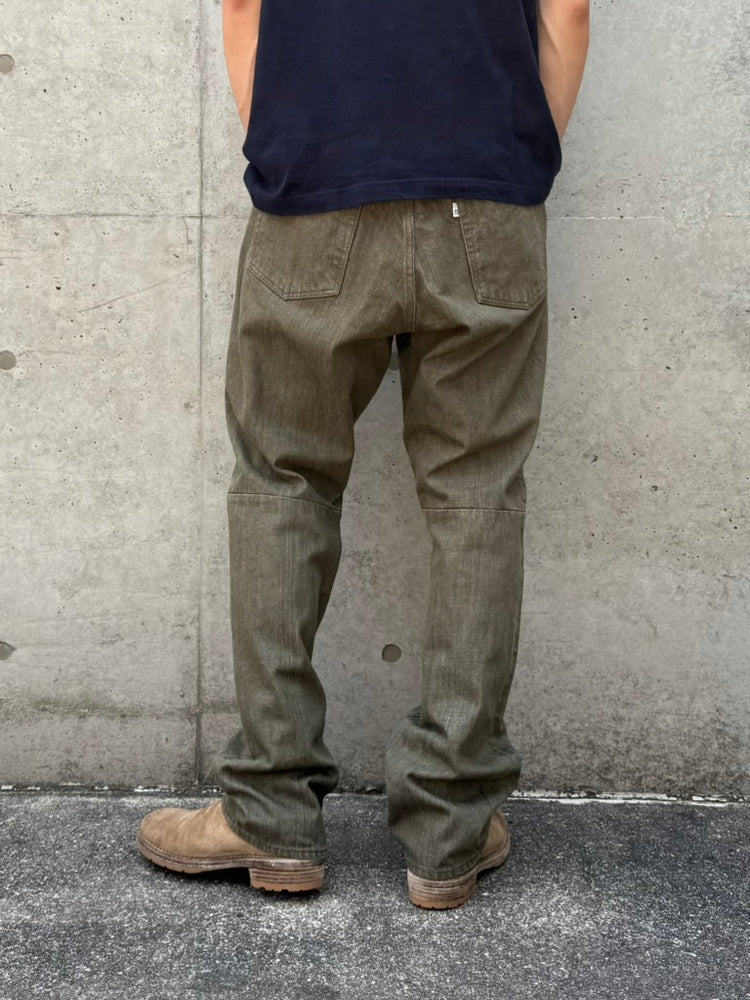 nonnative / TRUCKER 5P JEANS COTTON 13.5oz DENIM OW / OLIVE / NN-P4902