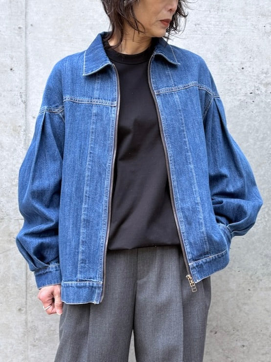 VACHEMENT / Soft Denim Zip BZ / Blue / VM-05-302