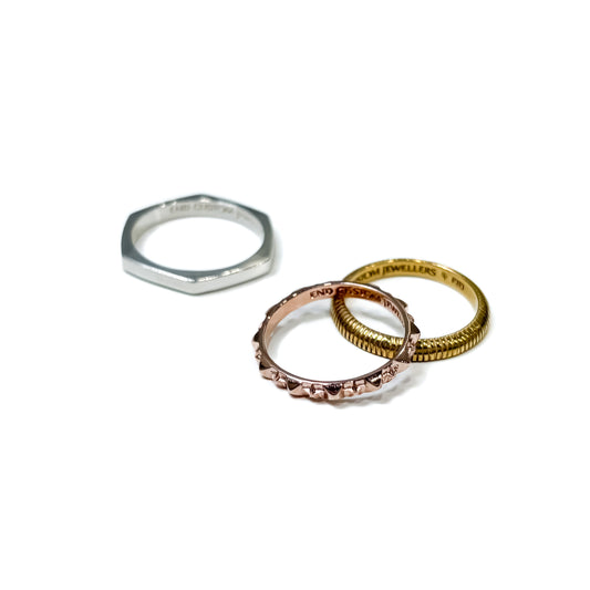 END CUSTOM JEWELLERS / NOVEL Jacobian Ring / YELLOW×PINK WHITE / ENDR086