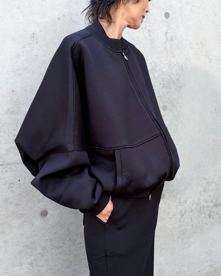 COGTHEBIGSMOKE / OLLIE ZIP UP BZ / BLACK
