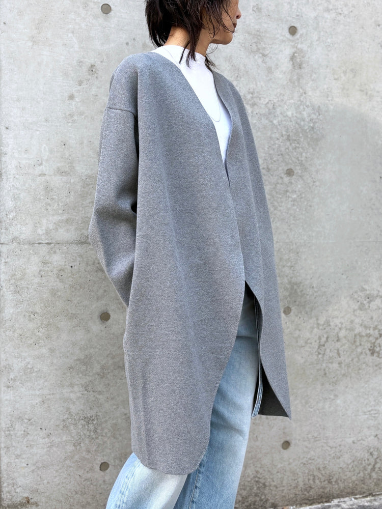 GALERIE VIE / ミラノリブモーニングコート / GRAY / 230861081030