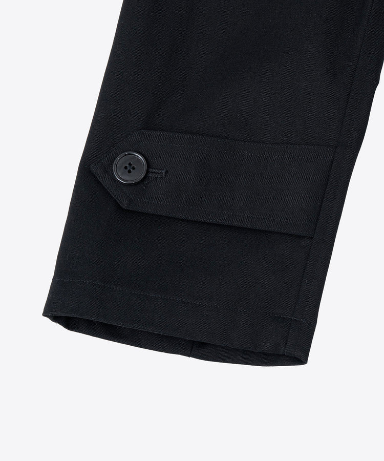 BEDWIN & THE HEARTBREAKERS / L/S BALMACAAN COAT "Balmacaan" / BLACK・26SB5652