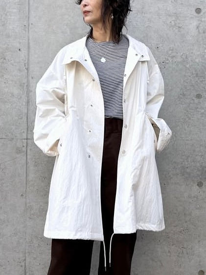 THE SHINZONE / LIGHT MODS COAT / ECRU / 25SMSCO03