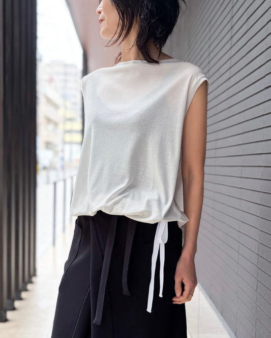 COGTHEBIGSMOKE / NELLY SLEEVELESS TOP / ICE GREY