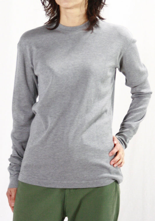 BOWTE / THERMAL LONG SLEEVE TEE・GREY・241-02-0009