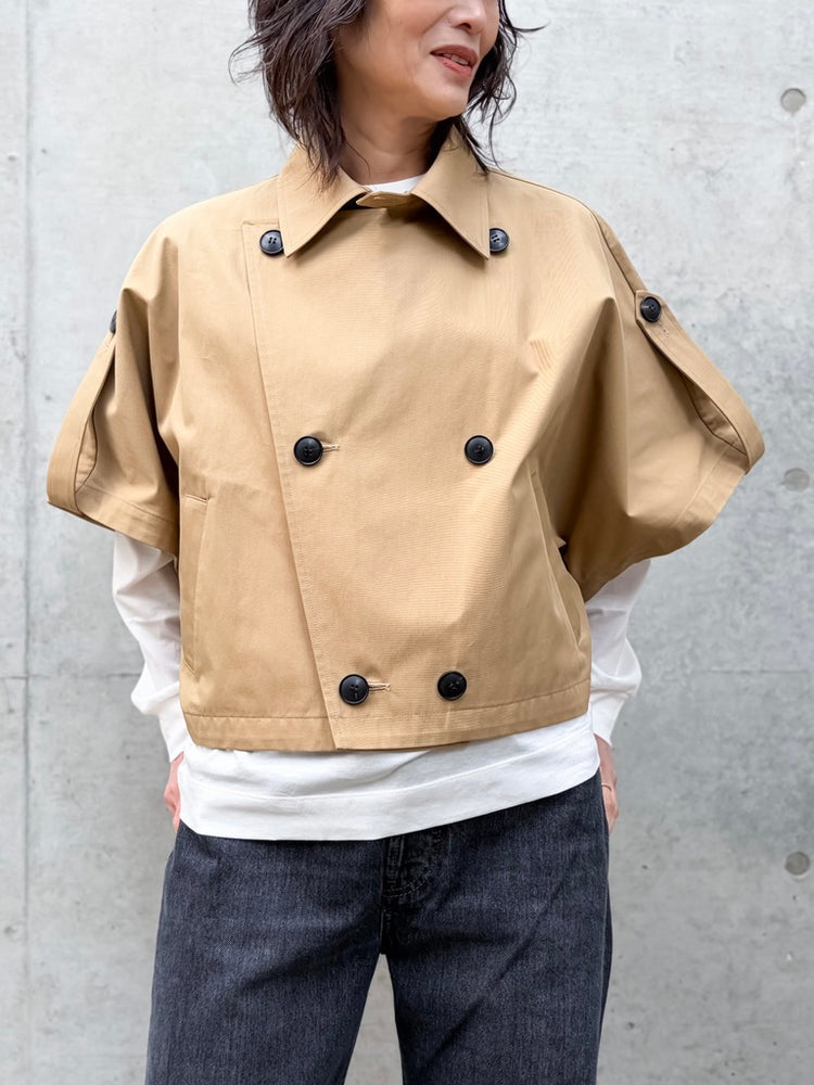 mtmodelist / ショートトレンチジャケット / CAMEL / MG-J08-103