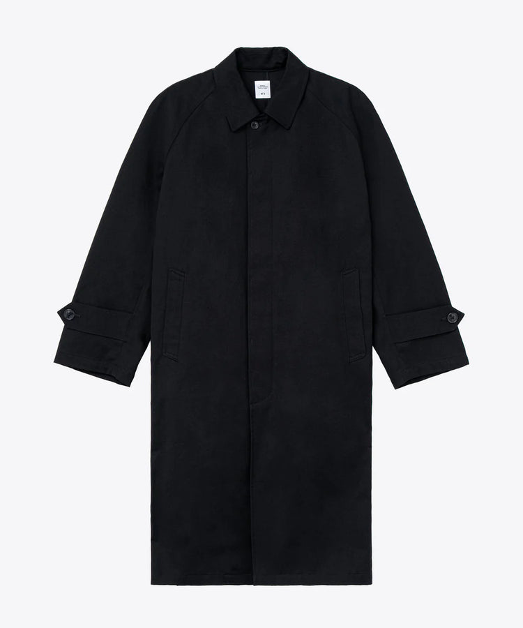 BEDWIN & THE HEARTBREAKERS / L/S BALMACAAN COAT "Balmacaan" / BLACK・26SB5652