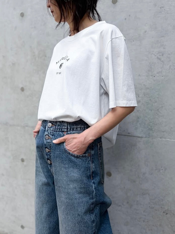 MM⑥  Maison Margiela / ロゴプリントTシャツ / WHITE / SH2GC0038M20048