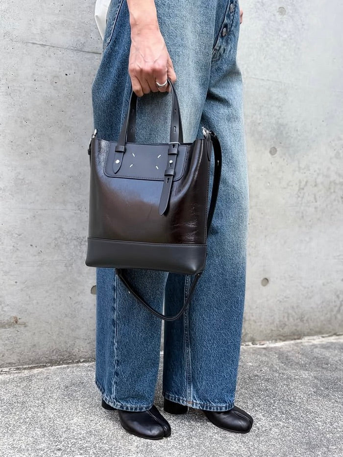 Maison Margiela / ドローストリング バッグ バーティカル ミニ / black / SB1WG0081P8830
