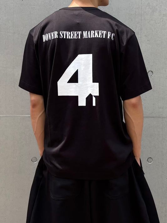 DSM kei ninomiya / FOOTBALL BACKIPRINT SS TEE / BLACK / DSM02T026