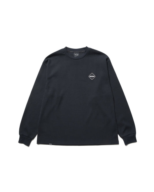 F.C.Real Bristol / TECH WAFFLE LOUNGE L/S TOP / BLACK / FCRB-262081