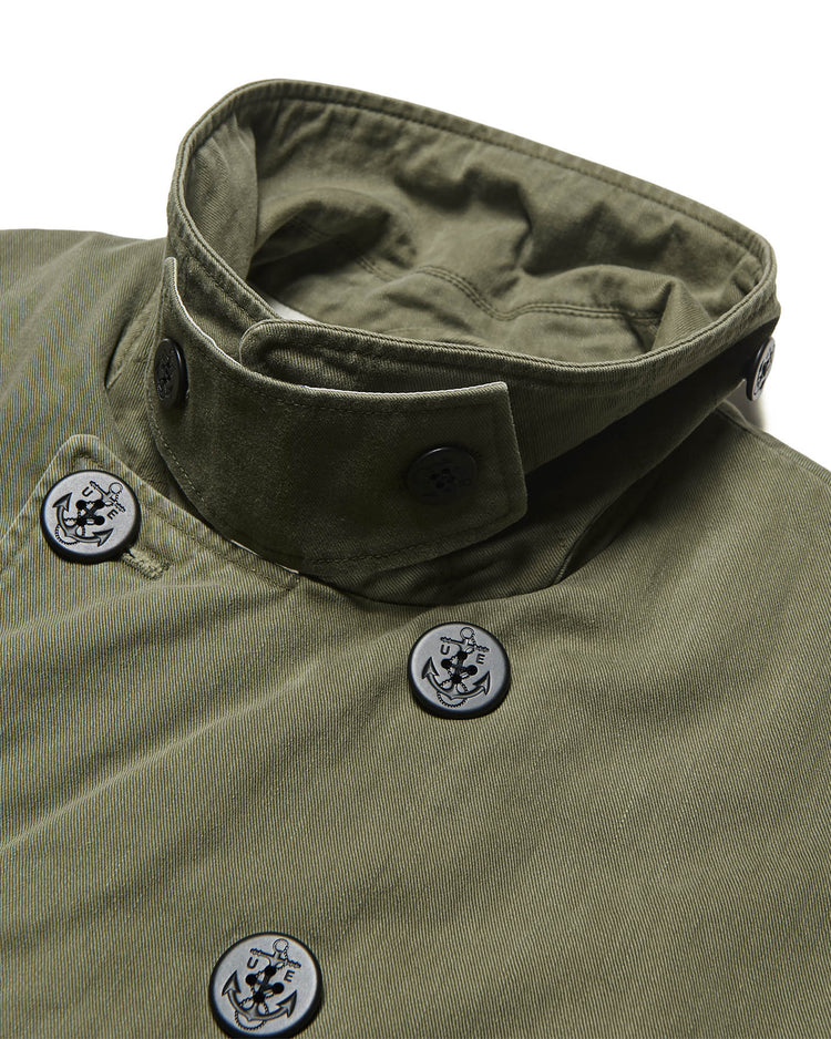 uniform expriment / MILITARY PEA COAT / KHAKI / UE- 262000