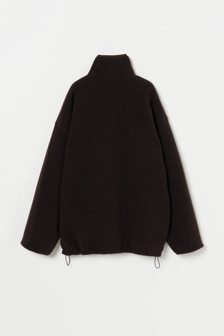 INSCRIRE / Fleece Blouson / DK.BROWNxBROWN / IC262DAI26AWBC2