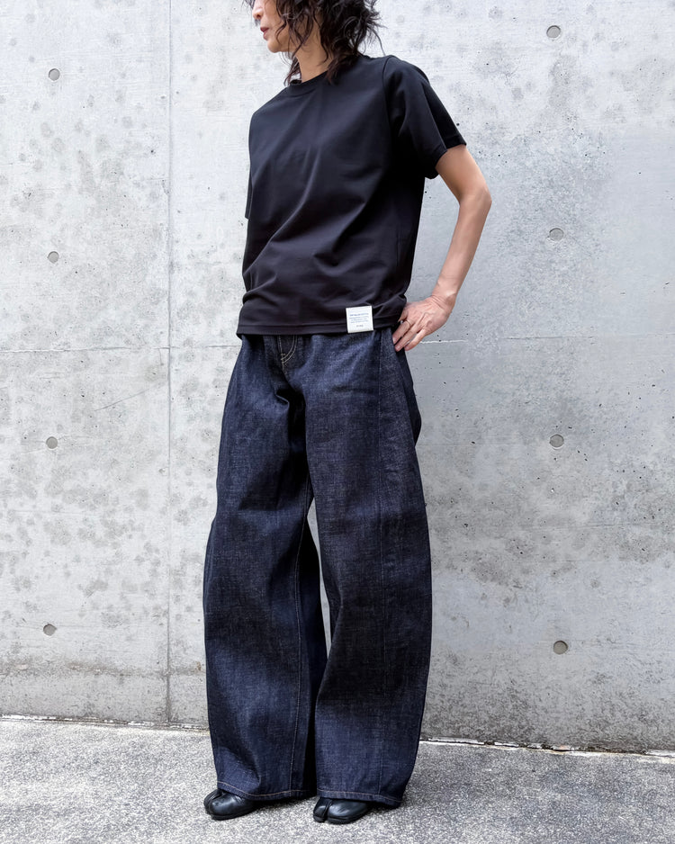 HYKE / BARREL-LEG DENIM JEANS / Original Blue / 13382 /