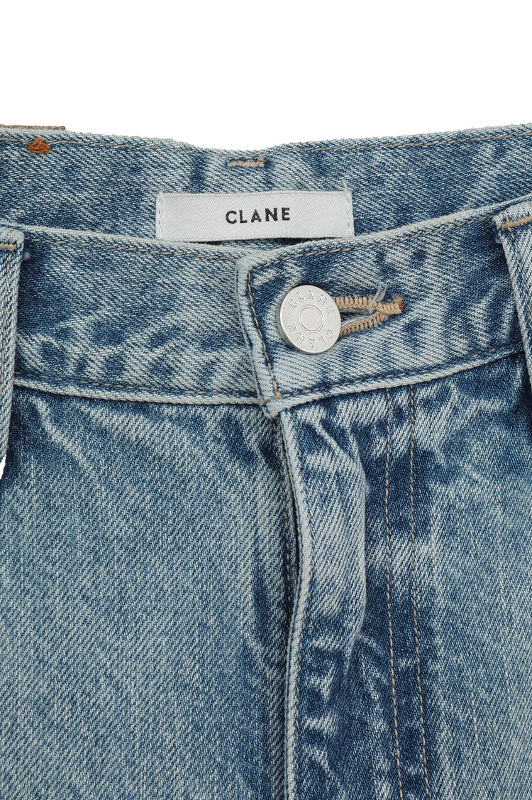 CLANE / COCOON BULKY DENIM PANTS / BLUE / 10111-7043