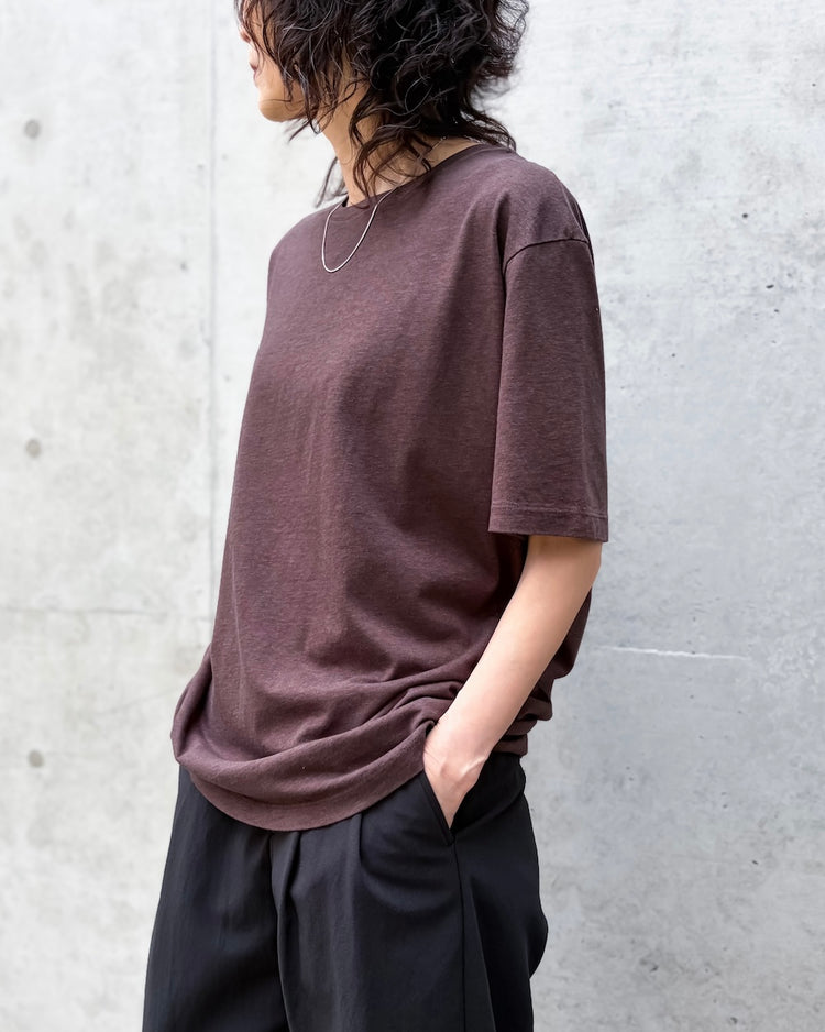THE SHINZONE / takes. Men's Tee / BROWN / 21ATACU02