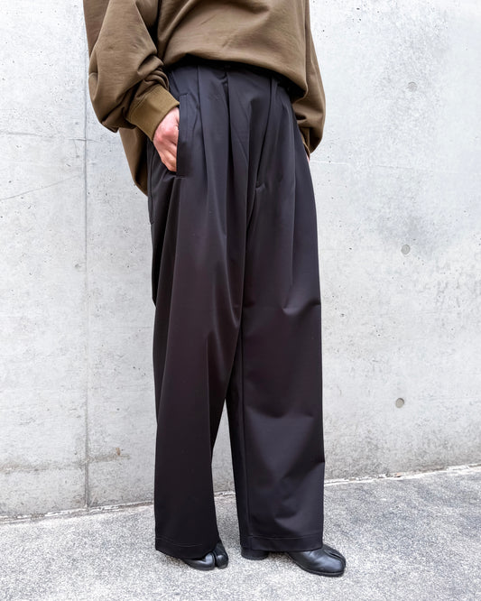 COGTHEBIGSMOKE / LUCY BAGGY TROUSERS / BLACK