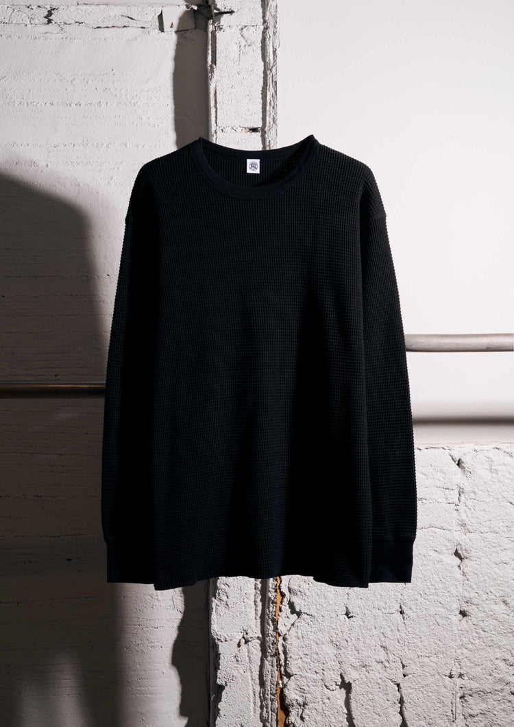 MASSES / THERMAL SHIRT L/S / BLACK