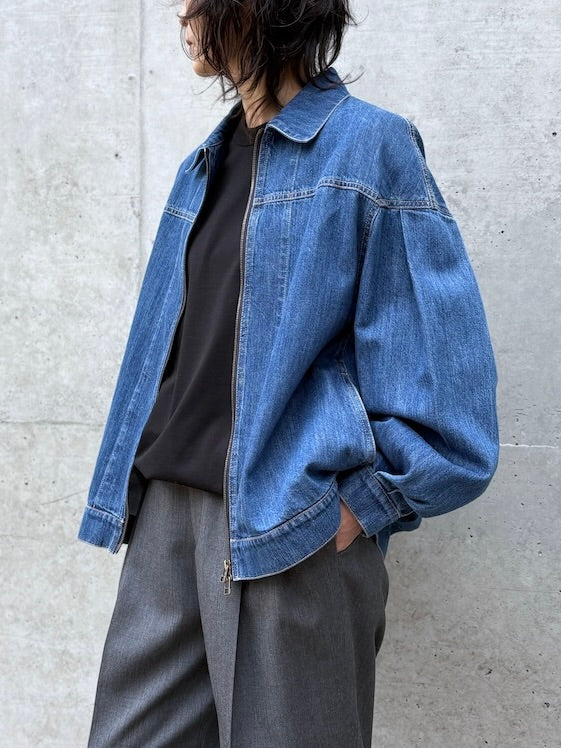 VACHEMENT / Soft Denim Zip BZ / Blue / VM-05-302