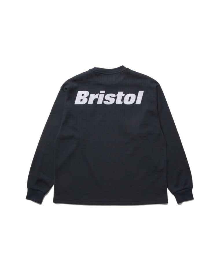 F.C.Real Bristol / TECH WAFFLE LOUNGE L/S TOP / BLACK / FCRB-262081